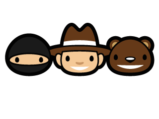 Ninja Cowboy Bear